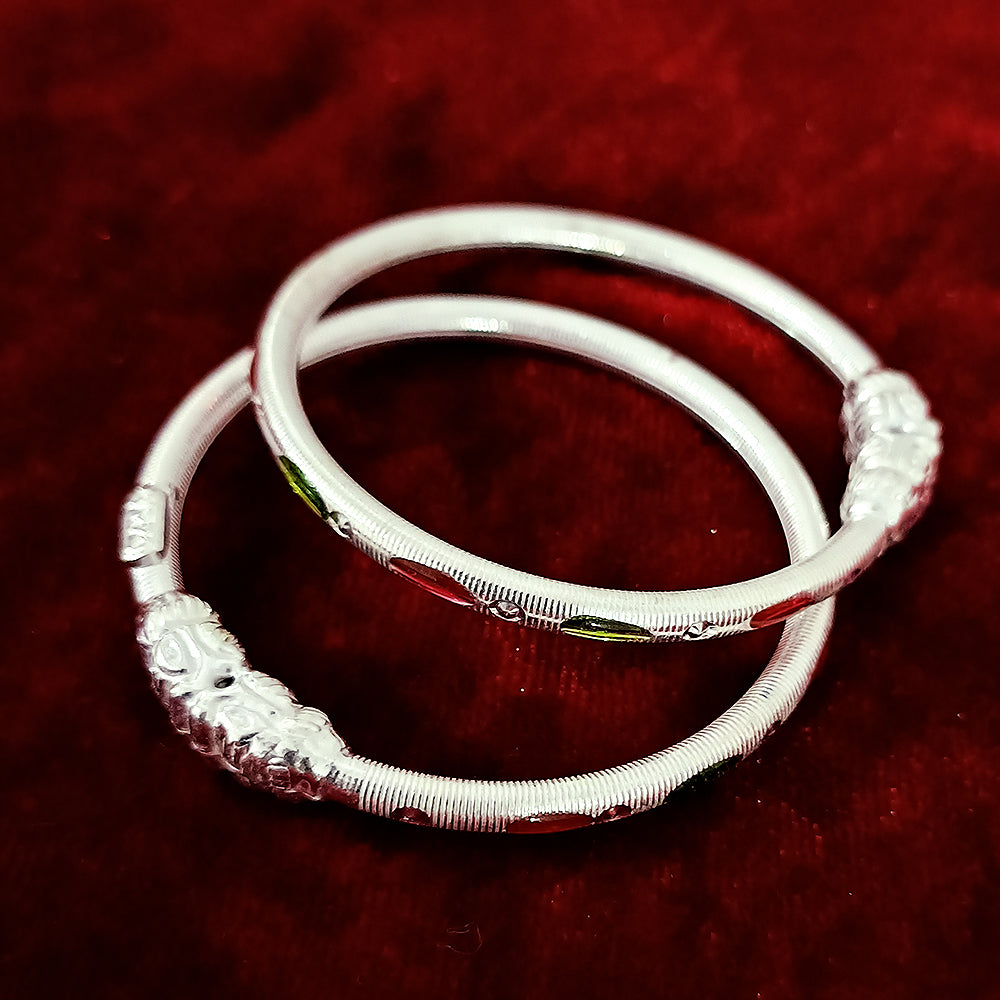 The Samhat Silver Kids Openable Bangle (Single/1-8 yrs)