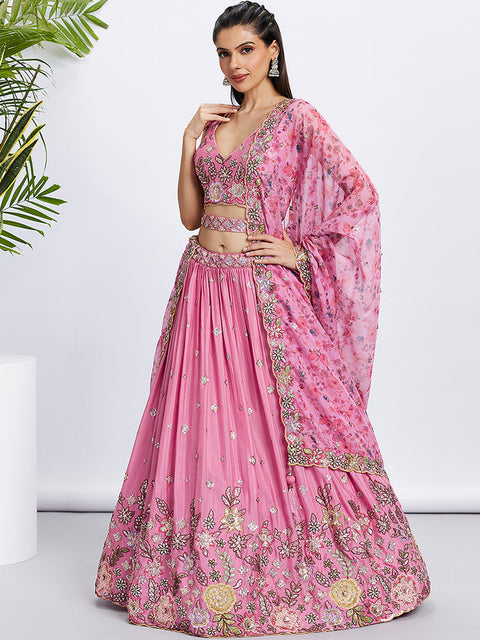 Pink Lehenga