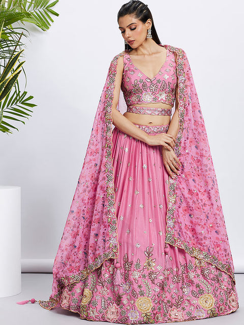 Pink Lehenga