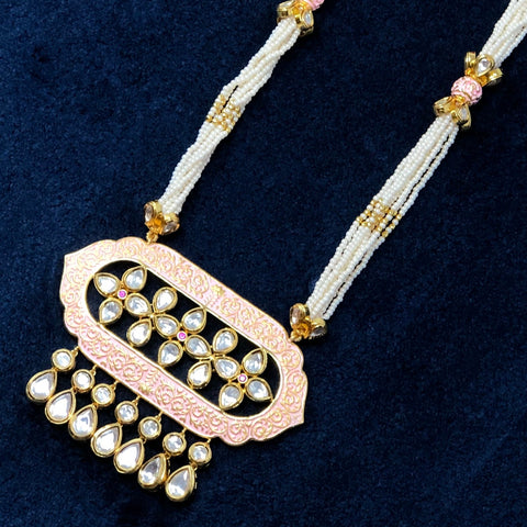 Designer Gold Plated Kundan Set (D969)