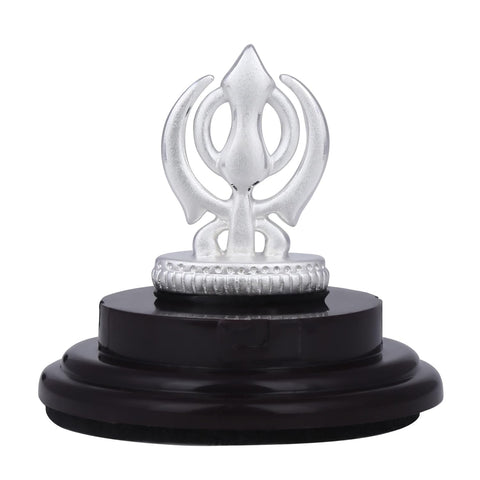 999 Pure Silver Small Kanda Idol in Circular Base