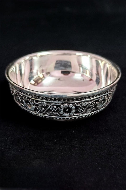 925 Solid Silver Designer Bowl (Design 41)