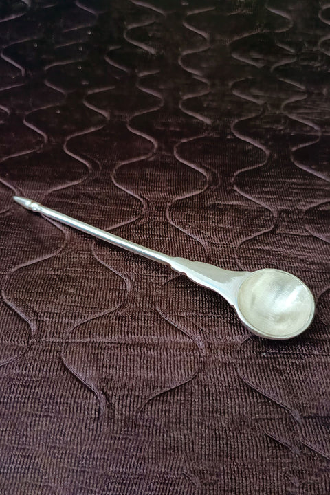 925 Solid Silver Aannchmani / Spoon (Design 5)