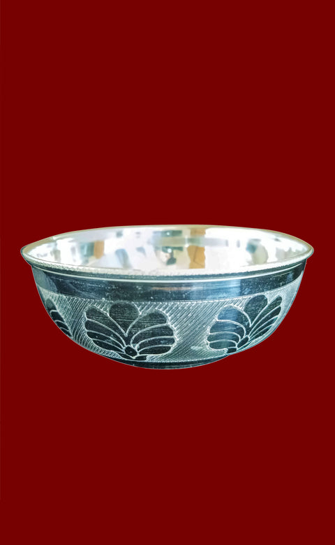 Designer 925 Solid Silver Bowl (Design 62)