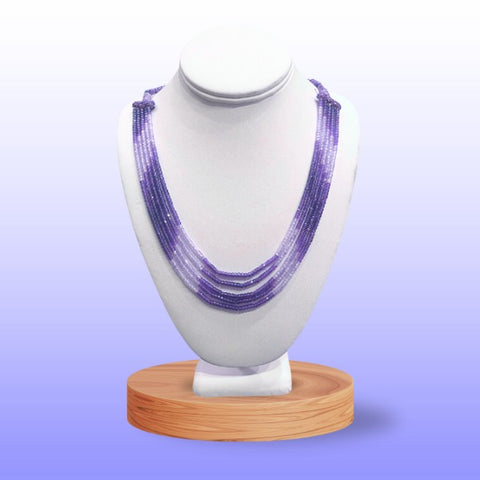 Zirconia Beaded Necklace