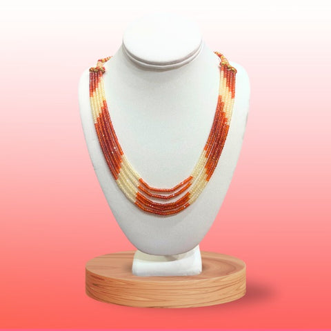 Zirconia Beaded Necklace