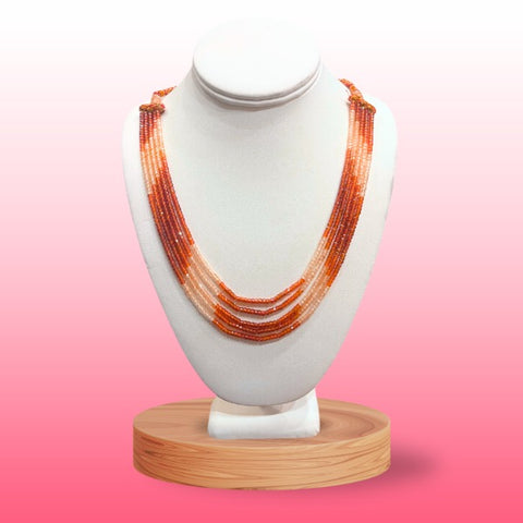 Zirconia Beaded Necklace