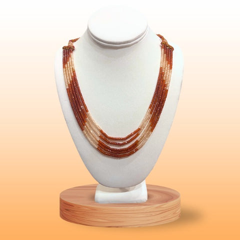 Zirconia Beaded Necklace