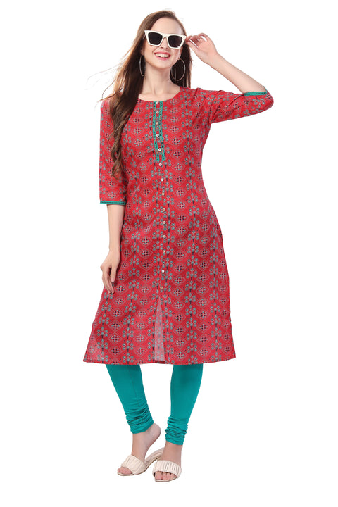 Red  Kurti