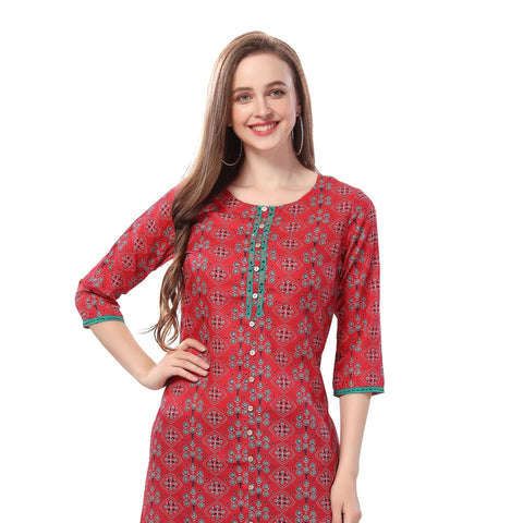 Red  Kurti