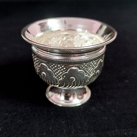 925 Solid Silver Designer Bowl / Cup / Sweet Bowl (Design 45)